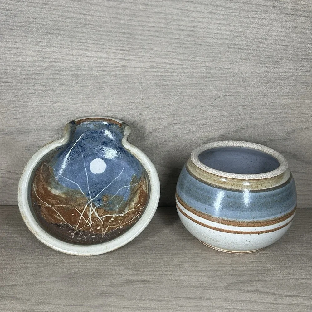 Don Salisbury Studio Pottery Spoon Rest Bowl Washington Pacific Northwest Potter